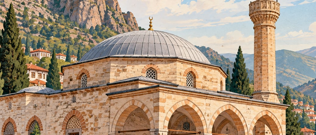 Kazancılar Masjid çizimi, Tokat