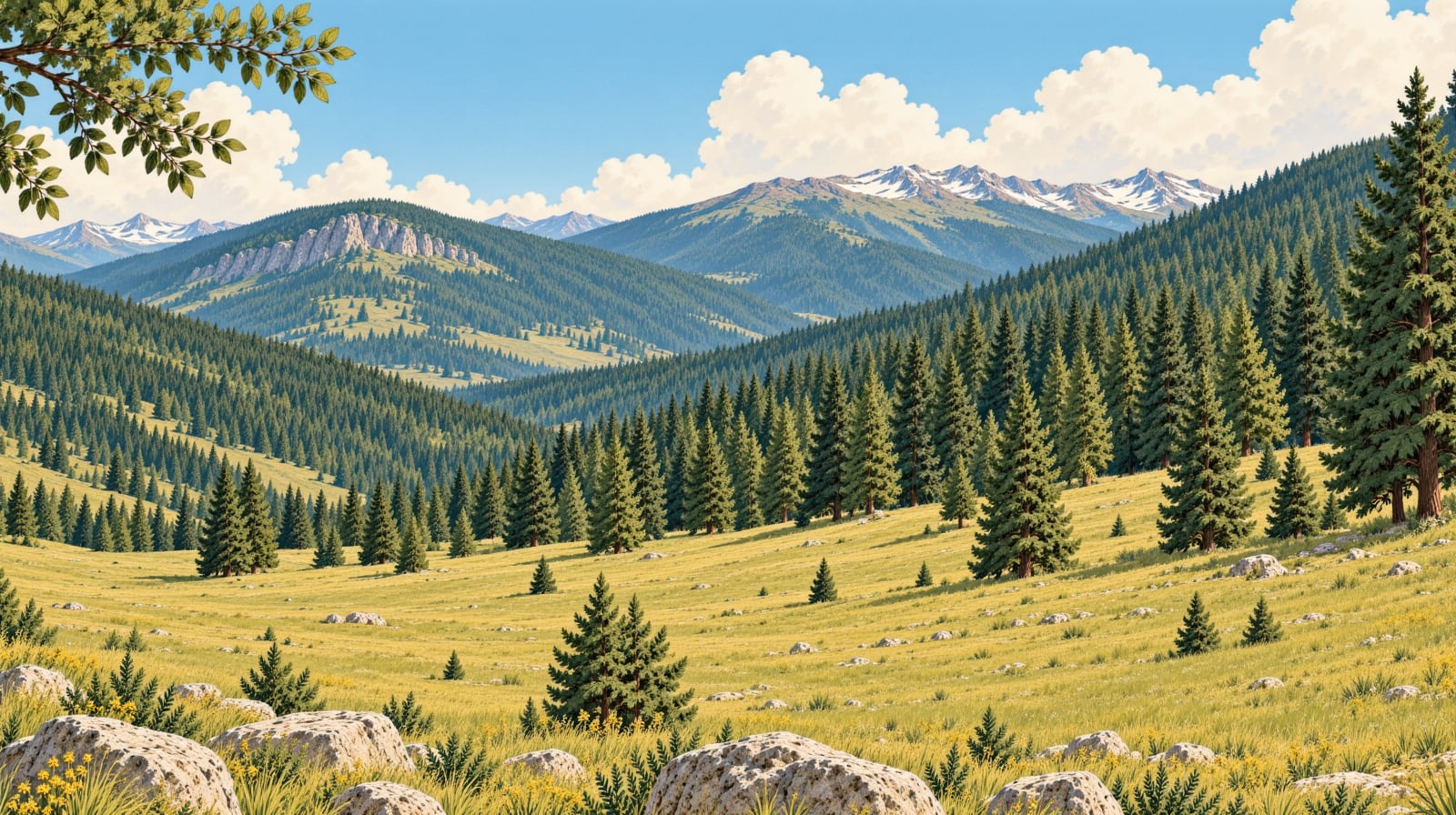 Kazıkbeli Plateau çizimi, Gümüşhane