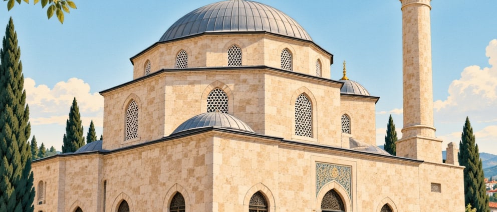 Keçeci Mehmet Mosque çizimi, Bolu