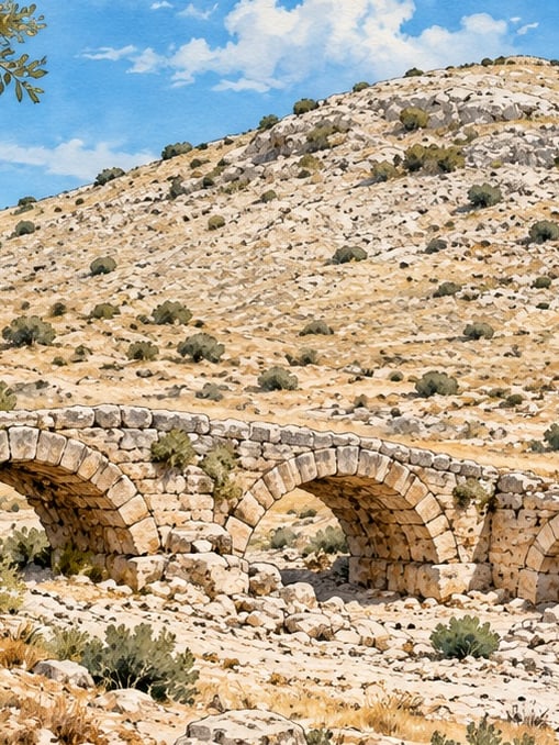 Zeichnung: Burg Keçi, Kırşehir