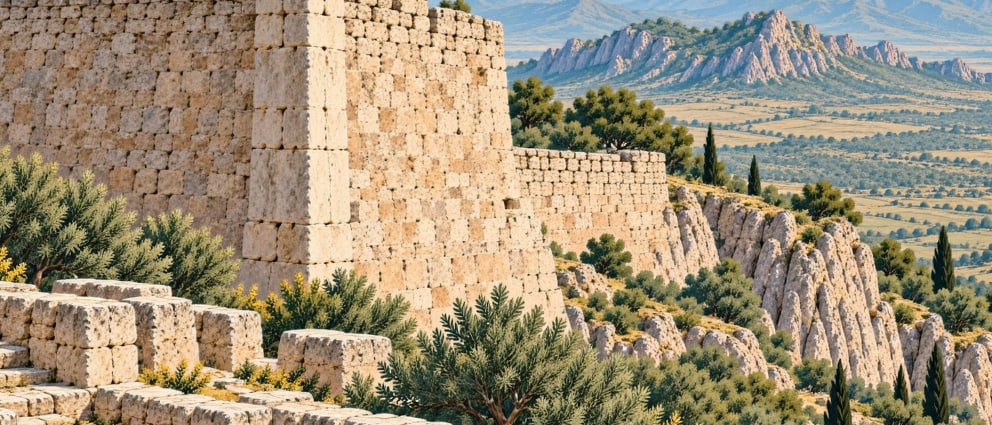 Keçi Castle çizimi, Gümüşhane