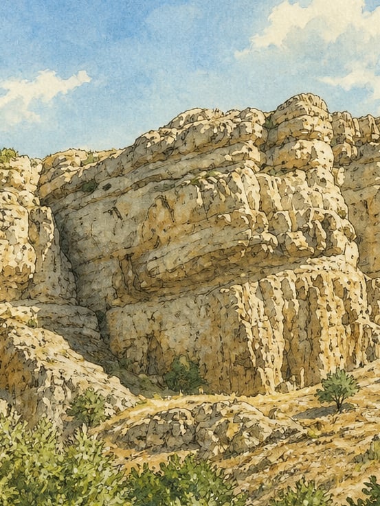 Zeichnung: Burg Kemah, Erzincan