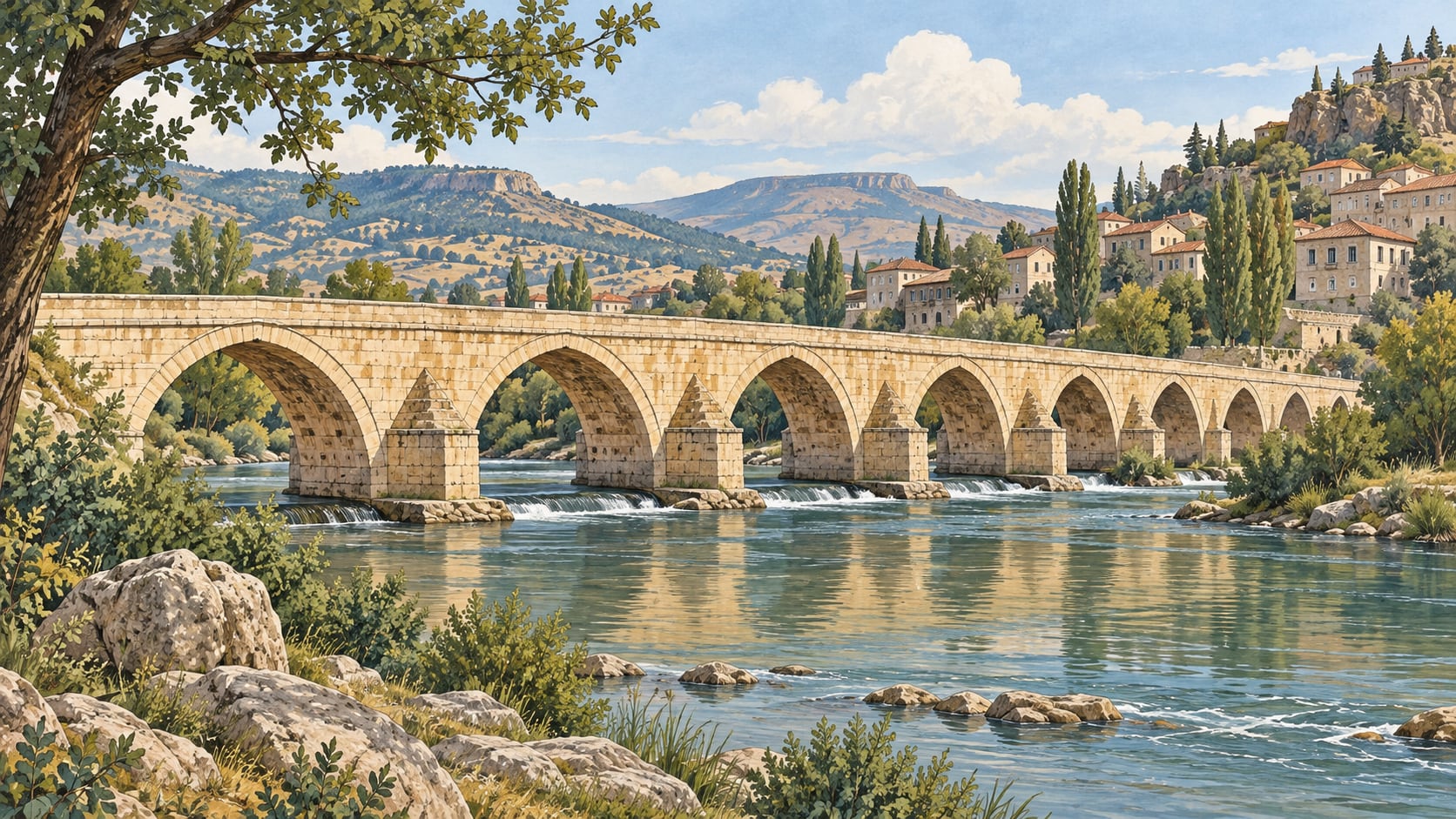 Kemer Bridge çizimi, Yozgat