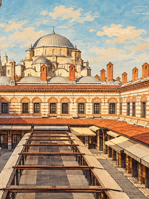 Kemeraltı çizimi, İzmir