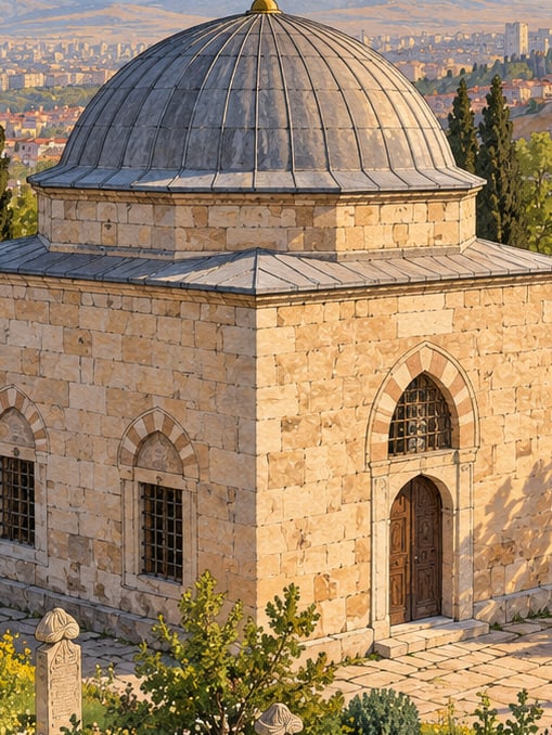 Zeichnung: Kesikbaş-Grabmal, Ankara