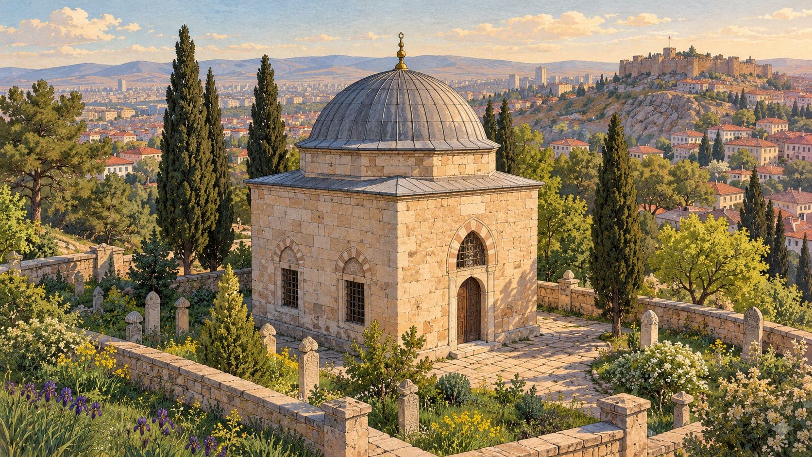 Kesikbaş Tomb çizimi, Ankara