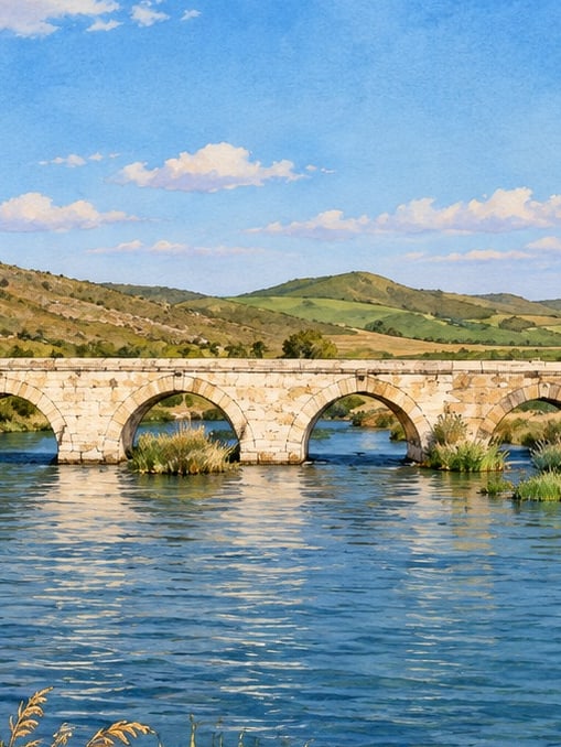 Zeichnung: Kesikköprü, Kırşehir