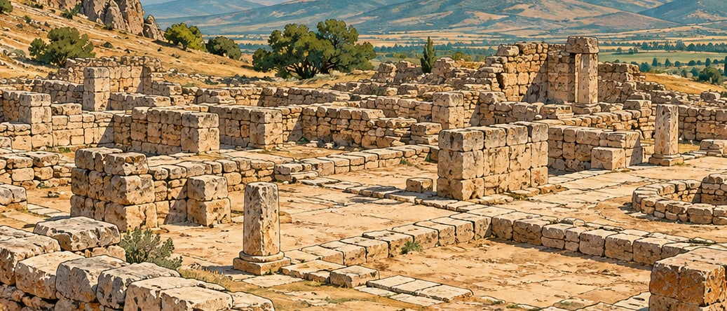 Kestel Archaeological Site çizimi, Niğde