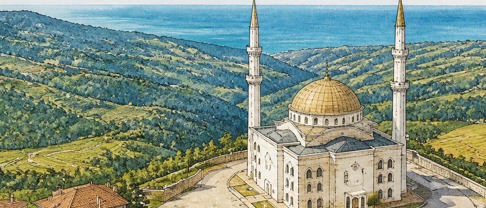 Kıbledağı Recreation Area and City Forest çizimi, Rize