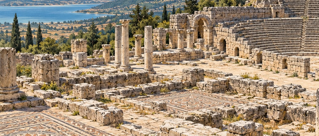 Kibyra Archaeological Site çizimi, Burdur