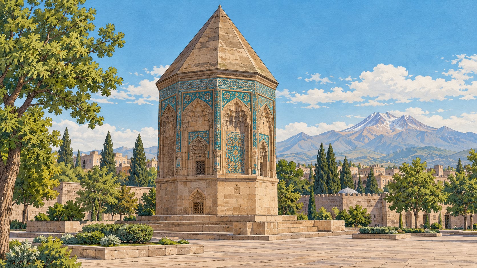 Kilari Selim Ağa Mosque çizimi, Amasya