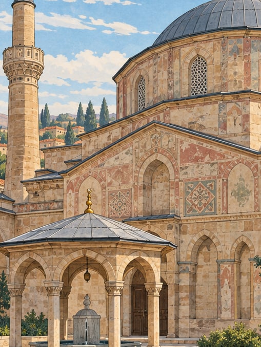 Zeichnung: Kirchenmoschee (Kirche des heiligen Gregorius), Aksaray