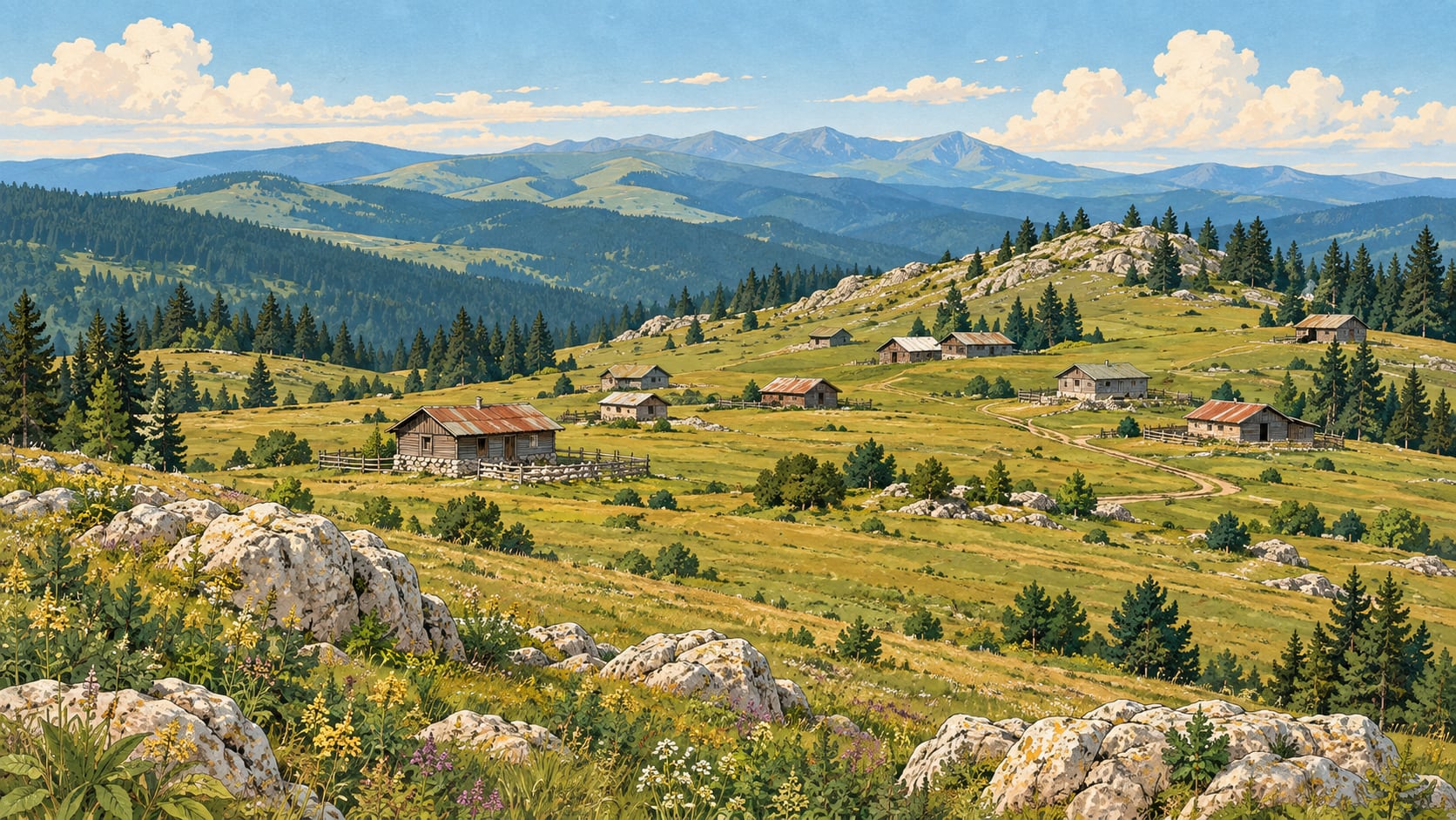 Kırca Plateau çizimi, Sakarya