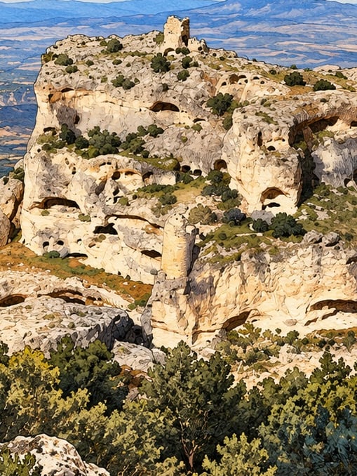 Zeichnung: Kırkaşık Bedesten, Mersin