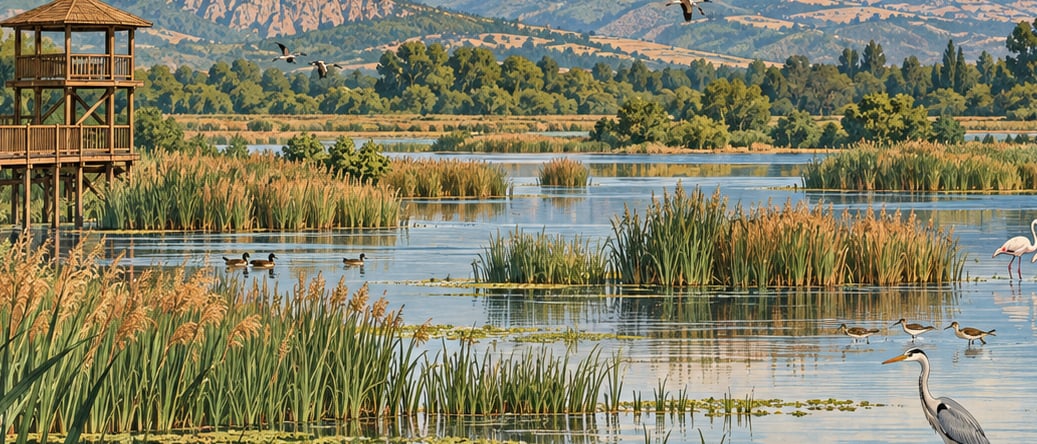 Kırmıtlı Bird Sanctuary çizimi, Osmaniye