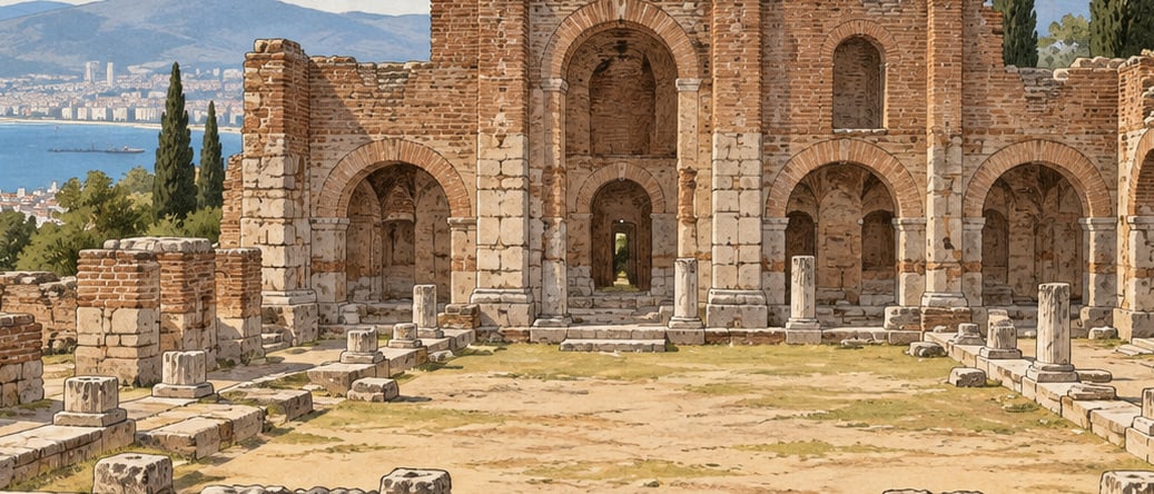 Kız Kalesi çizimi, Mersin