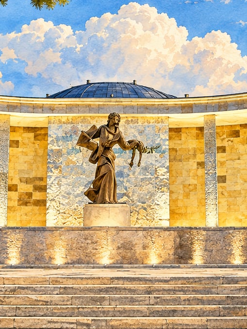 Zeichnung: Kızılcahamam – Hocalı-Museum, Ankara