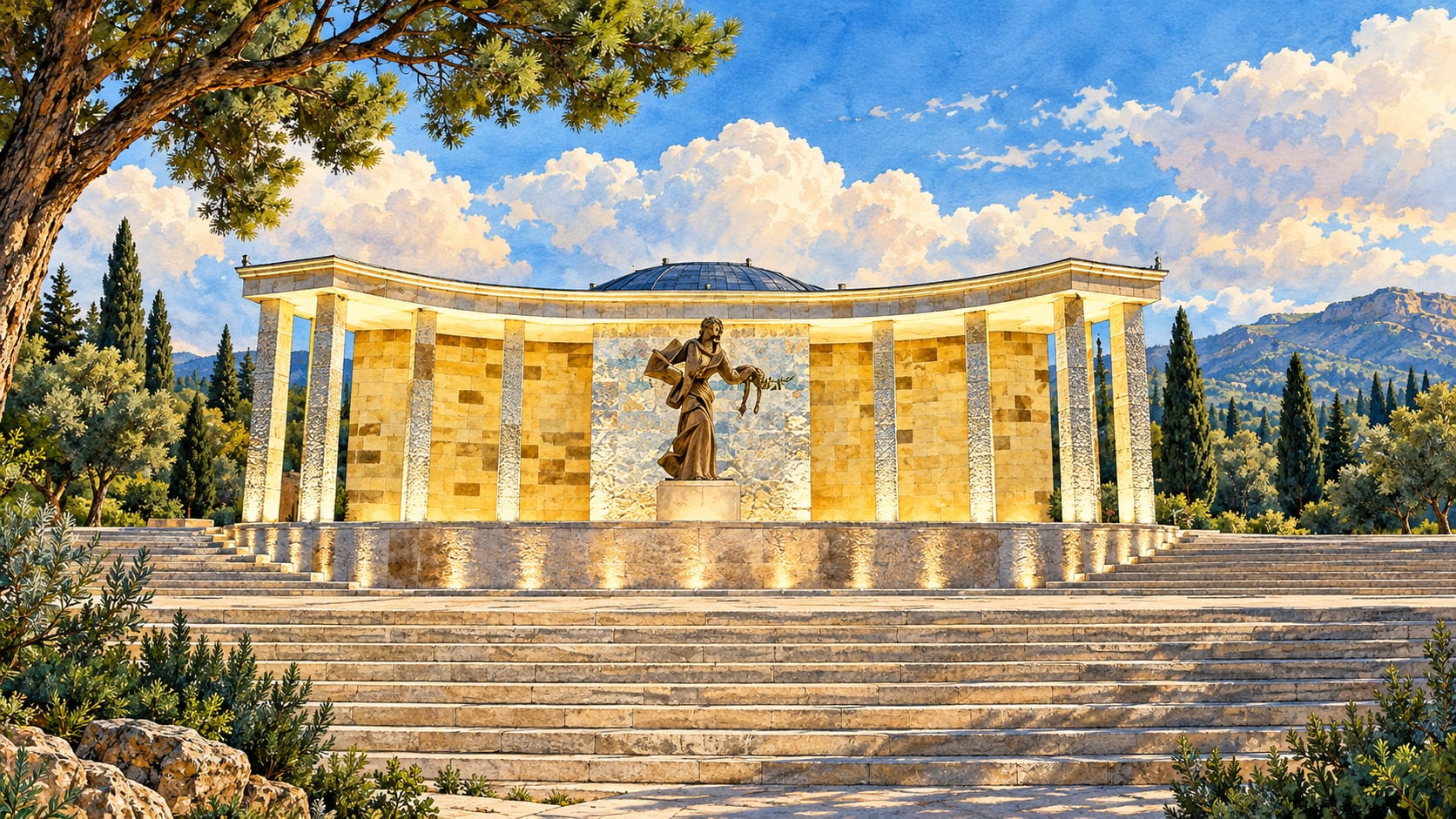 Kızılcahamam - Hocalı Museum çizimi, Ankara