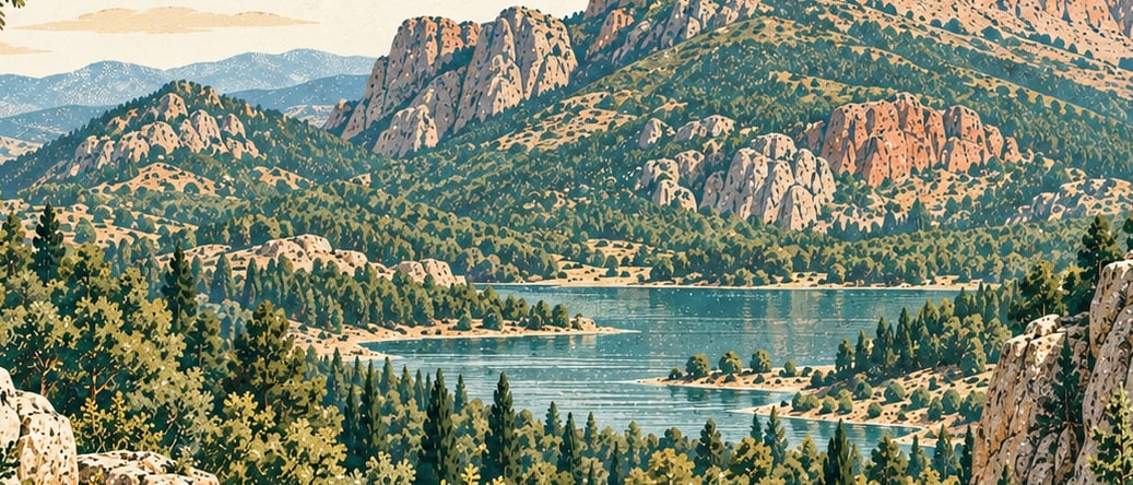 Kızıldağ National Park çizimi, Isparta