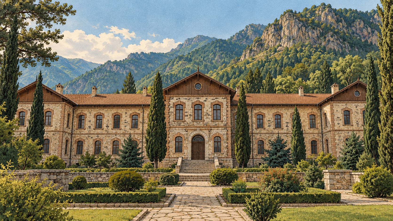 Kocabey Kışlası çizimi, Artvin