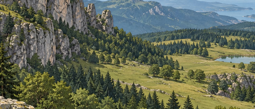 Koçkayası Nature Park çizimi, Giresun