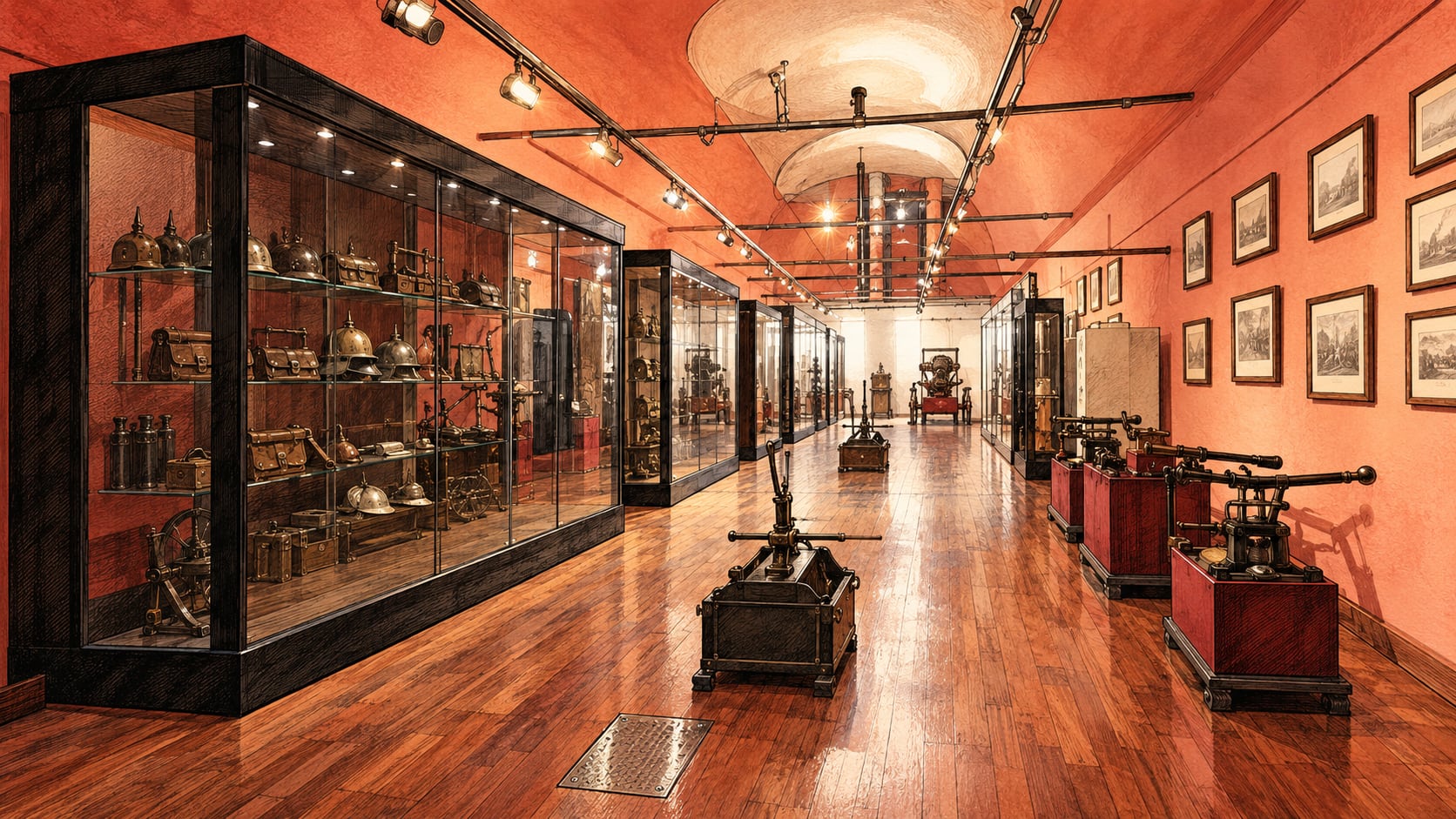 Count Szechenyi Fire Brigade Museum çizimi, İstanbul