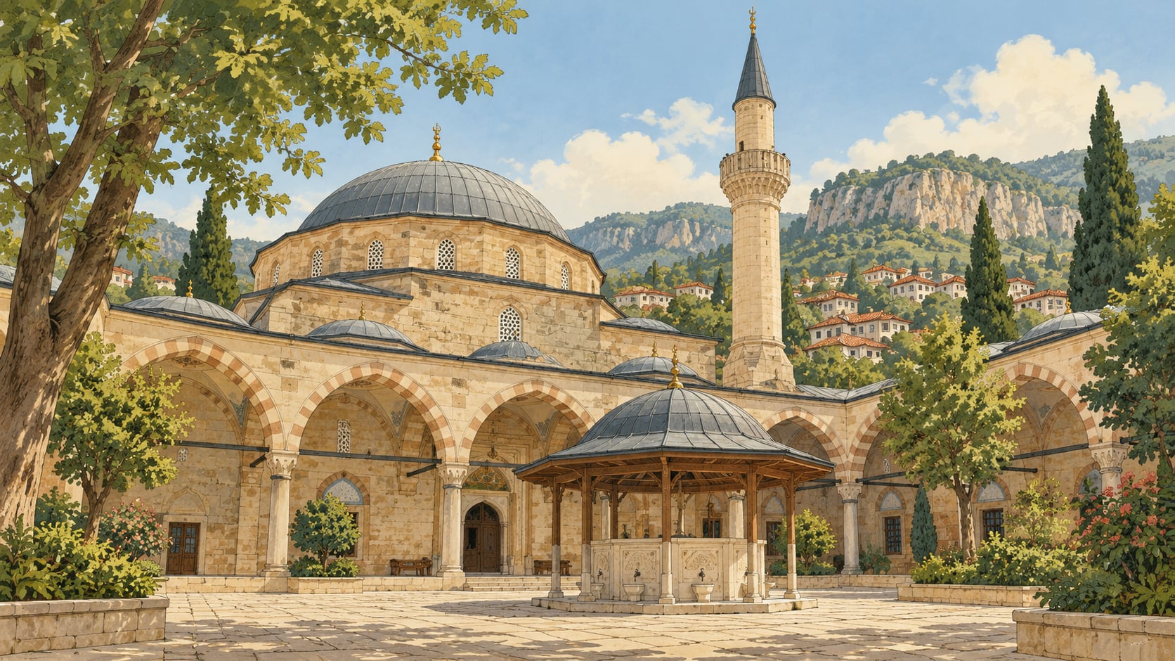 Köprülü Mehmet Paşa Mosque çizimi, Karabük