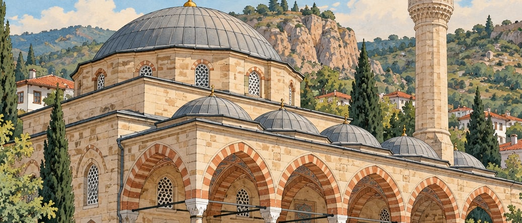 Köprülü Mehmet Paşa Mosque çizimi, Bilecik