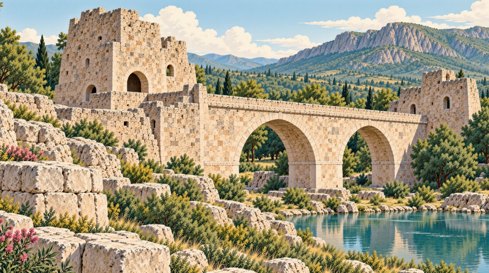 Korgan Bridge çizimi, Bayburt