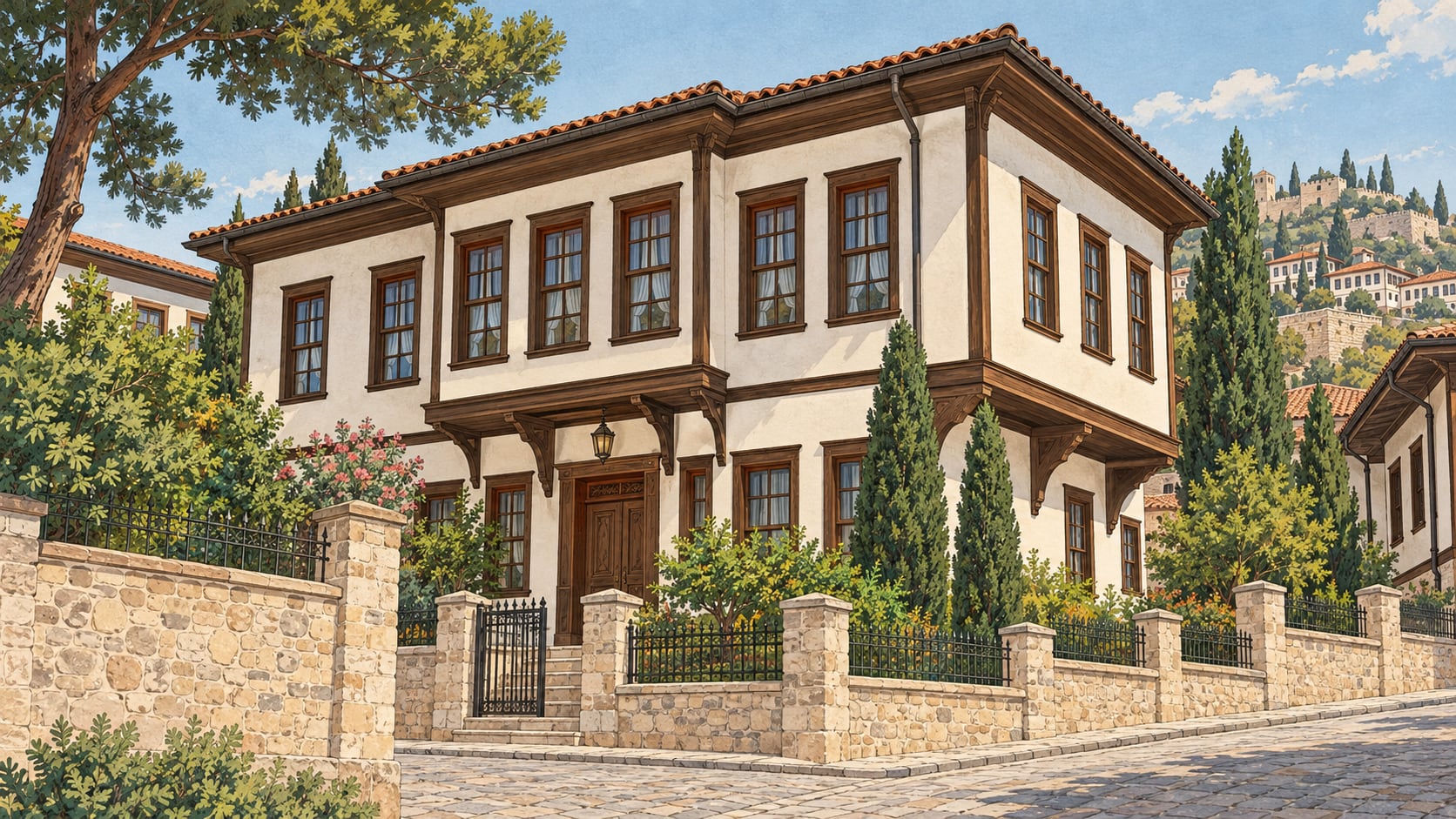 Kossuth House Museum çizimi, Kütahya