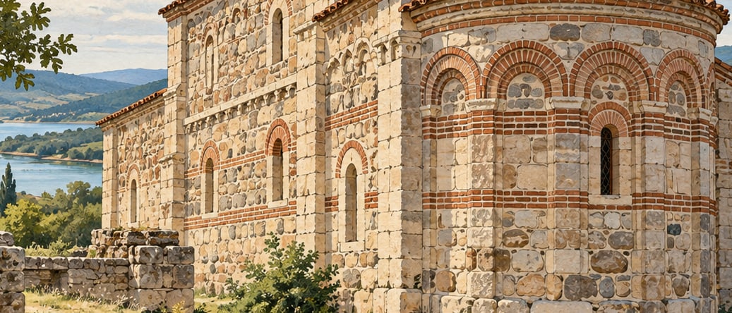 Koyunbaba Village Church çizimi, Kırklareli