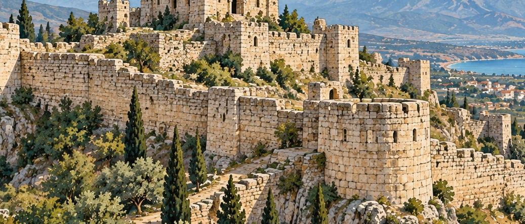 Koz Castle çizimi, Hatay