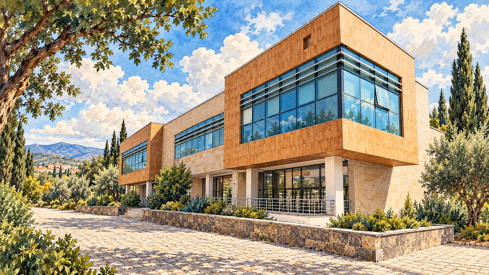 Kozan Özden Cultural Centre çizimi, Adana