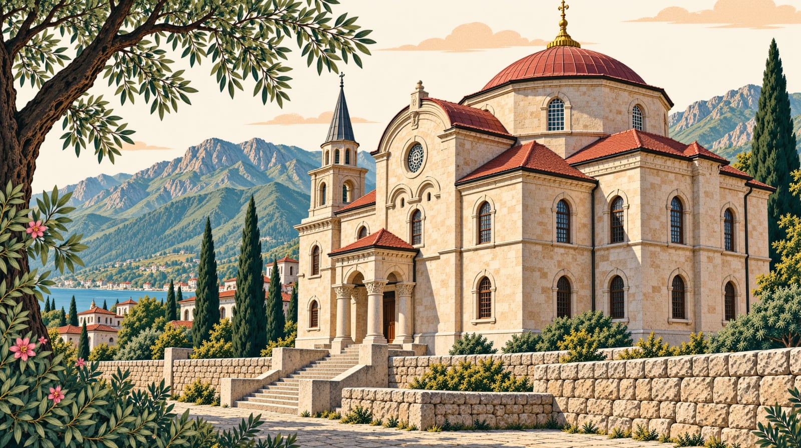 Kozlu Church çizimi, Zonguldak