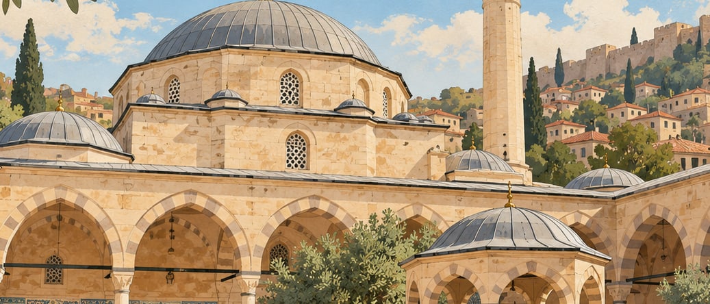 Kozluca Mosque çizimi, Gaziantep