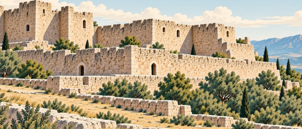 Kozluk Castle / Hezo Castle çizimi, Batman