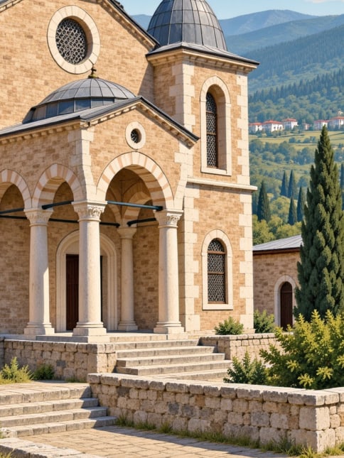 Zeichnung: Kleine Kirche, Bartın