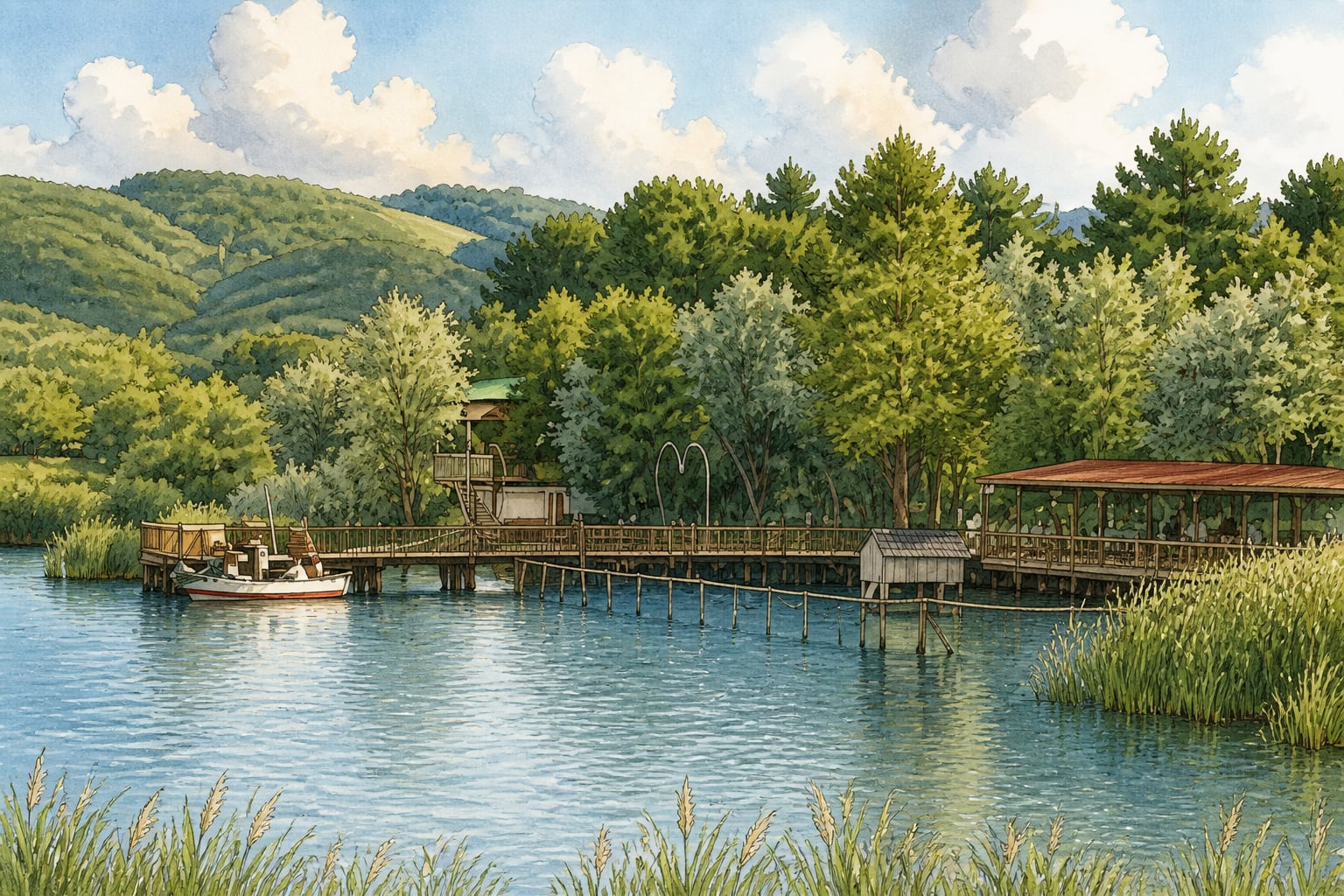 Küçükboğaz Lake çizimi, Sakarya