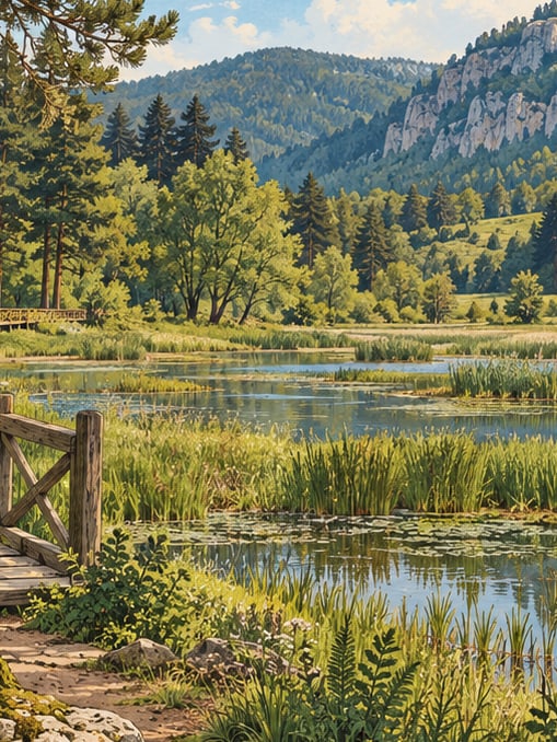 Zeichnung: Naturpark Küçükelmalı, Bilecik