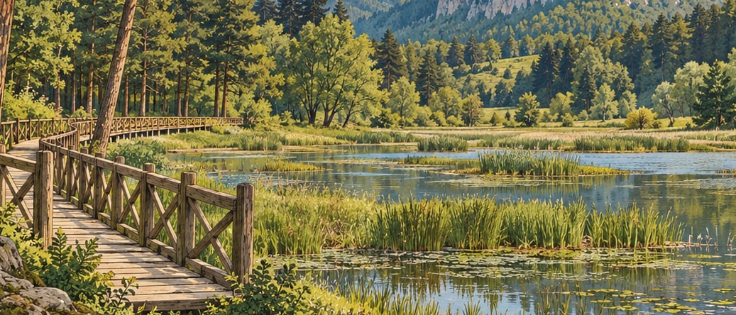 Küçükelmalı Nature Park çizimi, Bilecik