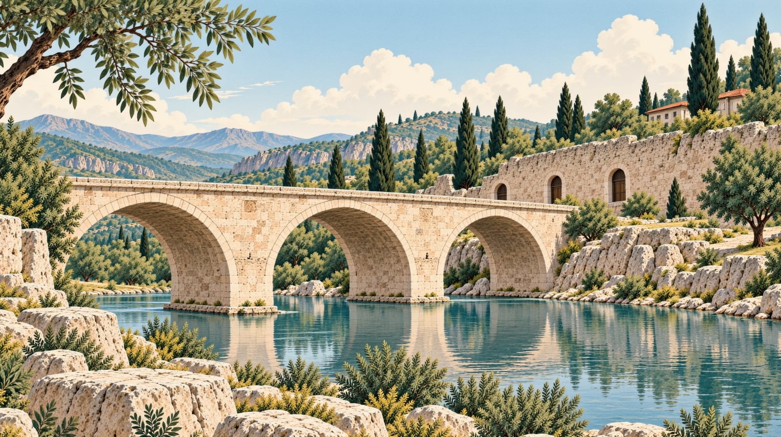 Kudret Bridge çizimi, Ağrı