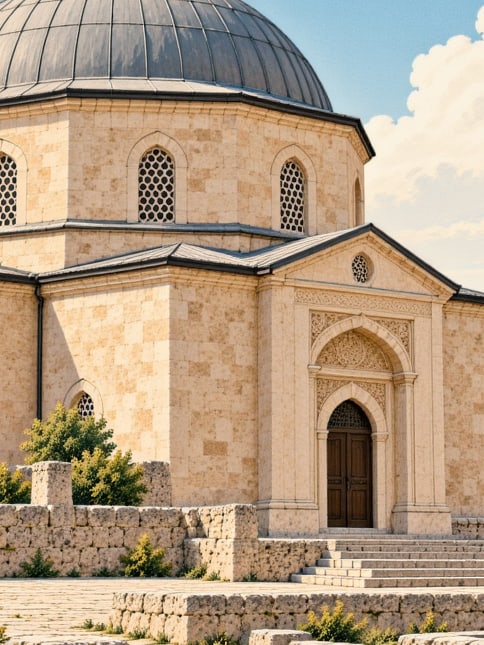 Zeichnung: Küfrevi-Grabmal (Bitlis), Bitlis