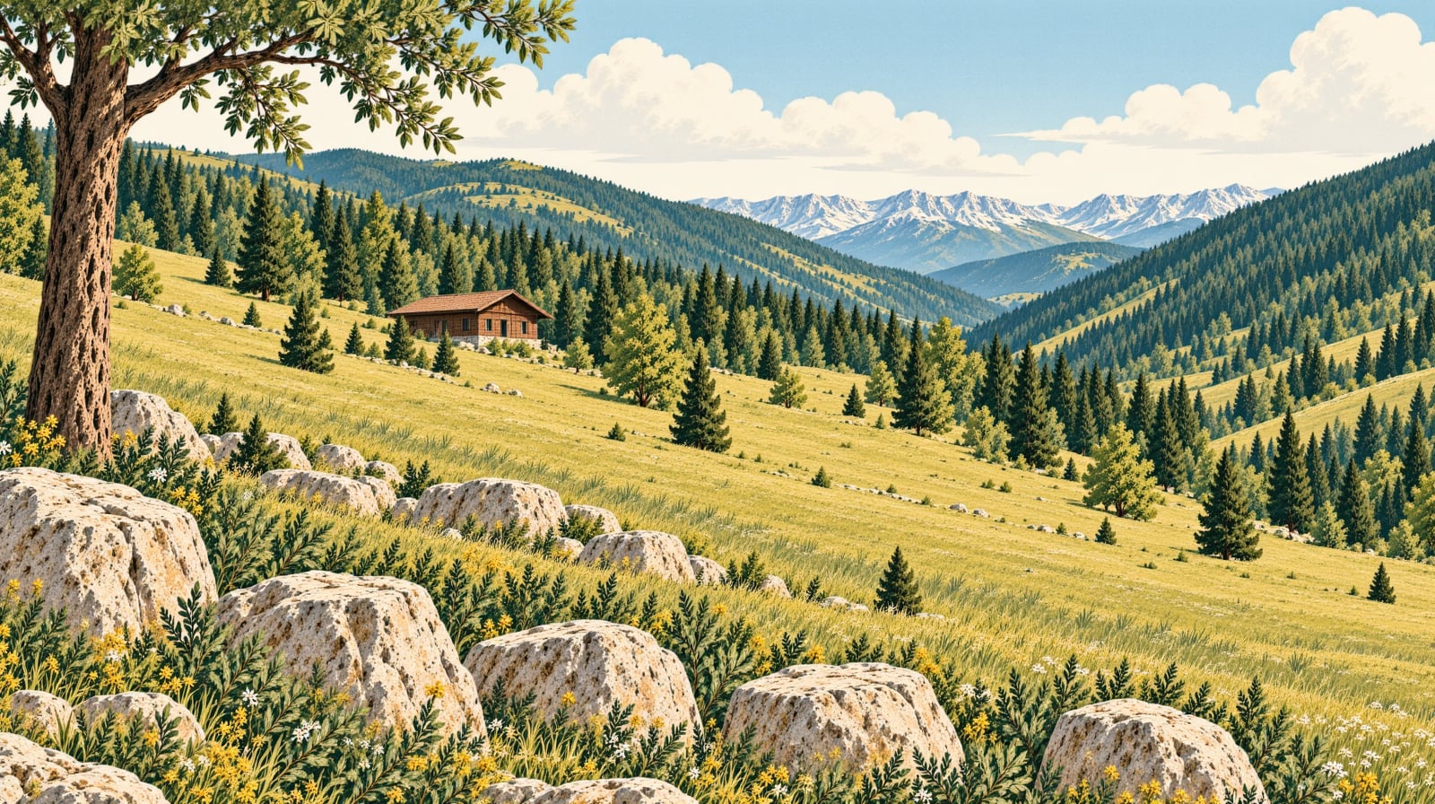 Kulindağı Plateau çizimi, Trabzon