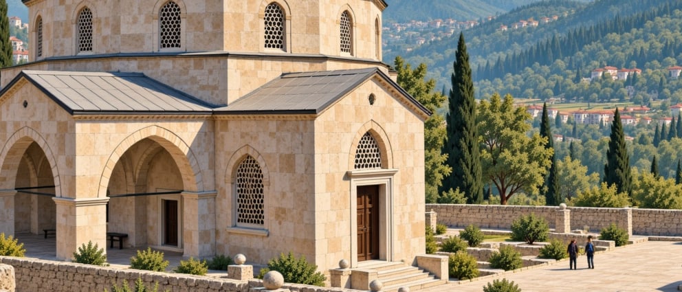 Kumyaka Church / Başmelekler-hagios Taxiarchoi Church çizimi, Bursa