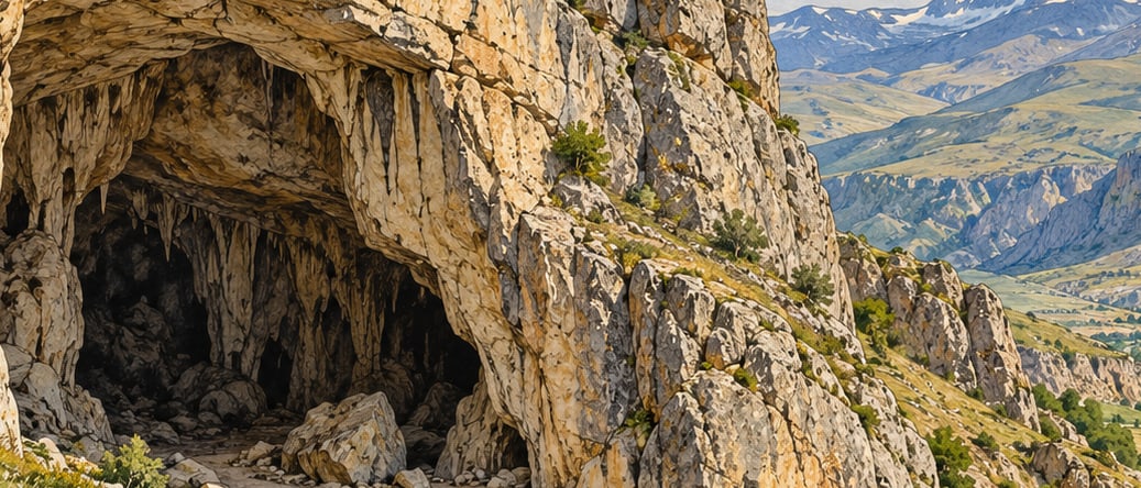 Kunav Cave çizimi, Muş