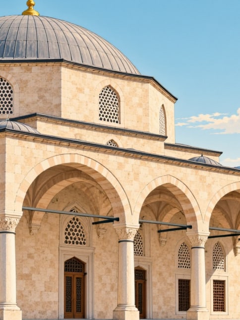 Zeichnung: Kurşunlu-Moschee, Elazığ