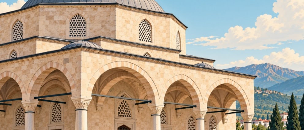 Kurşunlu Mosque çizimi, Elazığ