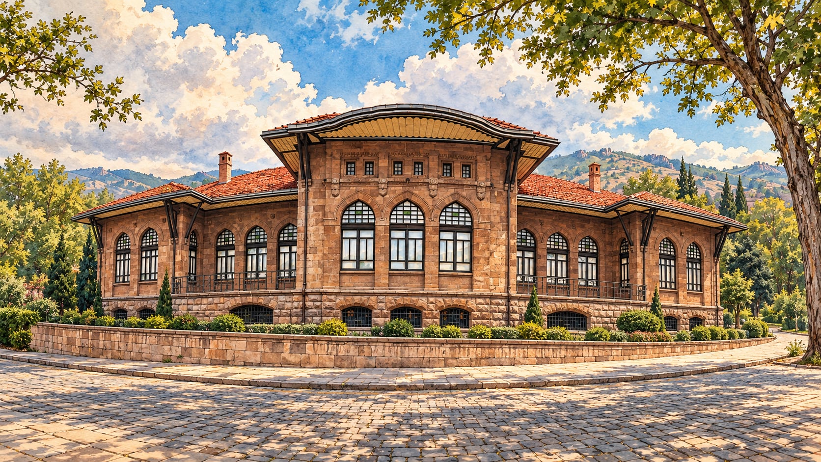War of Independence Museum (I. TBMM Building) çizimi, Ankara