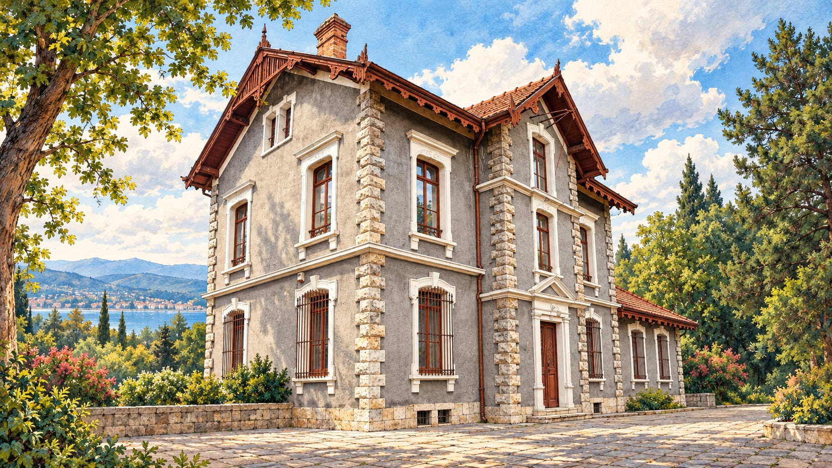 Atatürk's Residence and Railcar in the War of Independence çizimi, Ankara