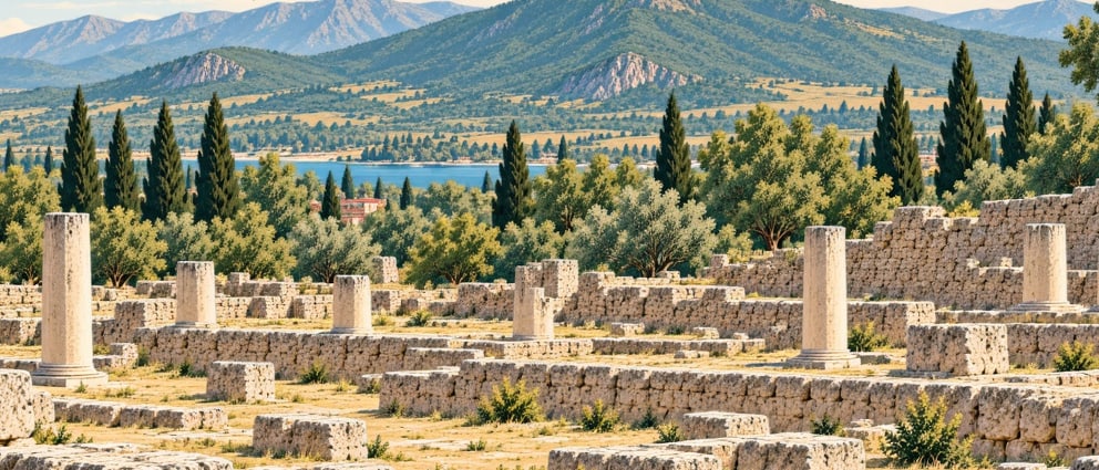 Kurukastel Archaeological Site çizimi, Kilis